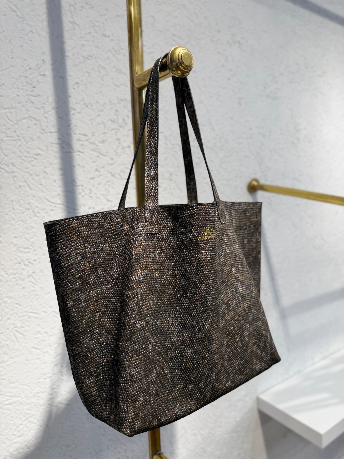 SHOPPING BAG MEDIANO PRAGA NEGRO