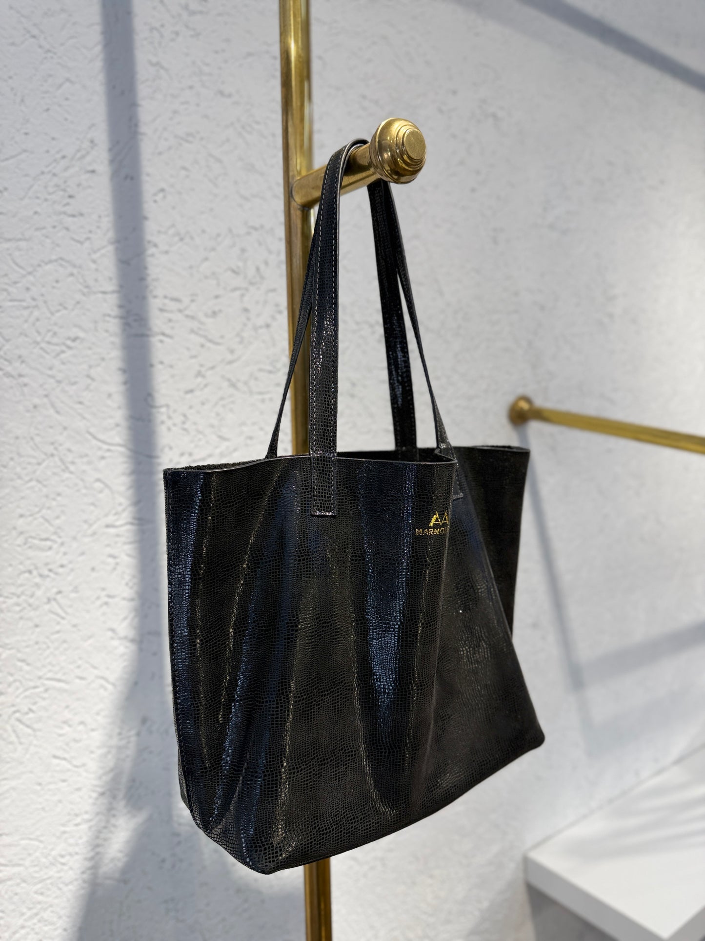 SHOPPING BAG MINI UMA NEGRO