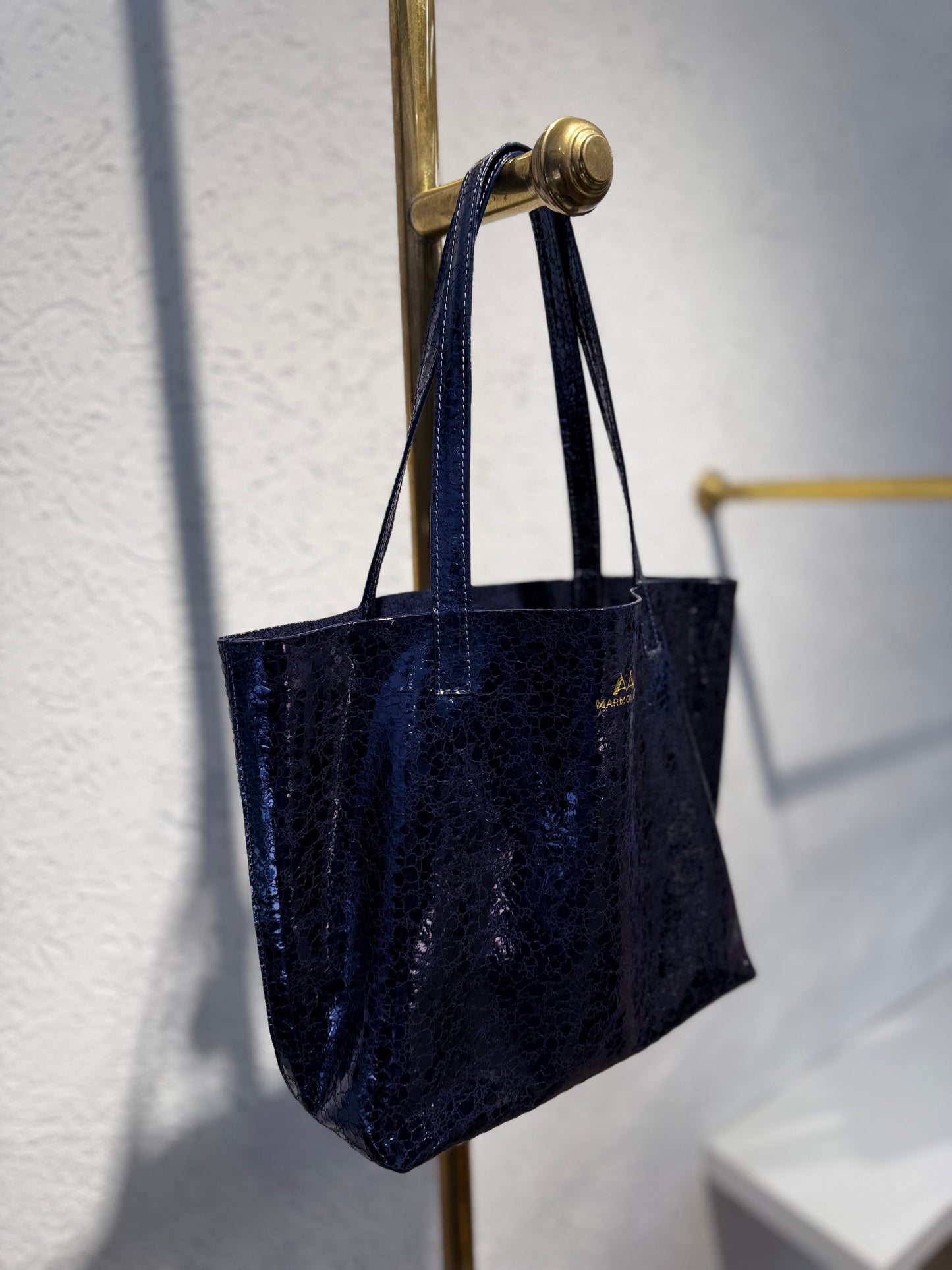 SHOPPING BAG MINI ZIRCON AZUL NOCHE
