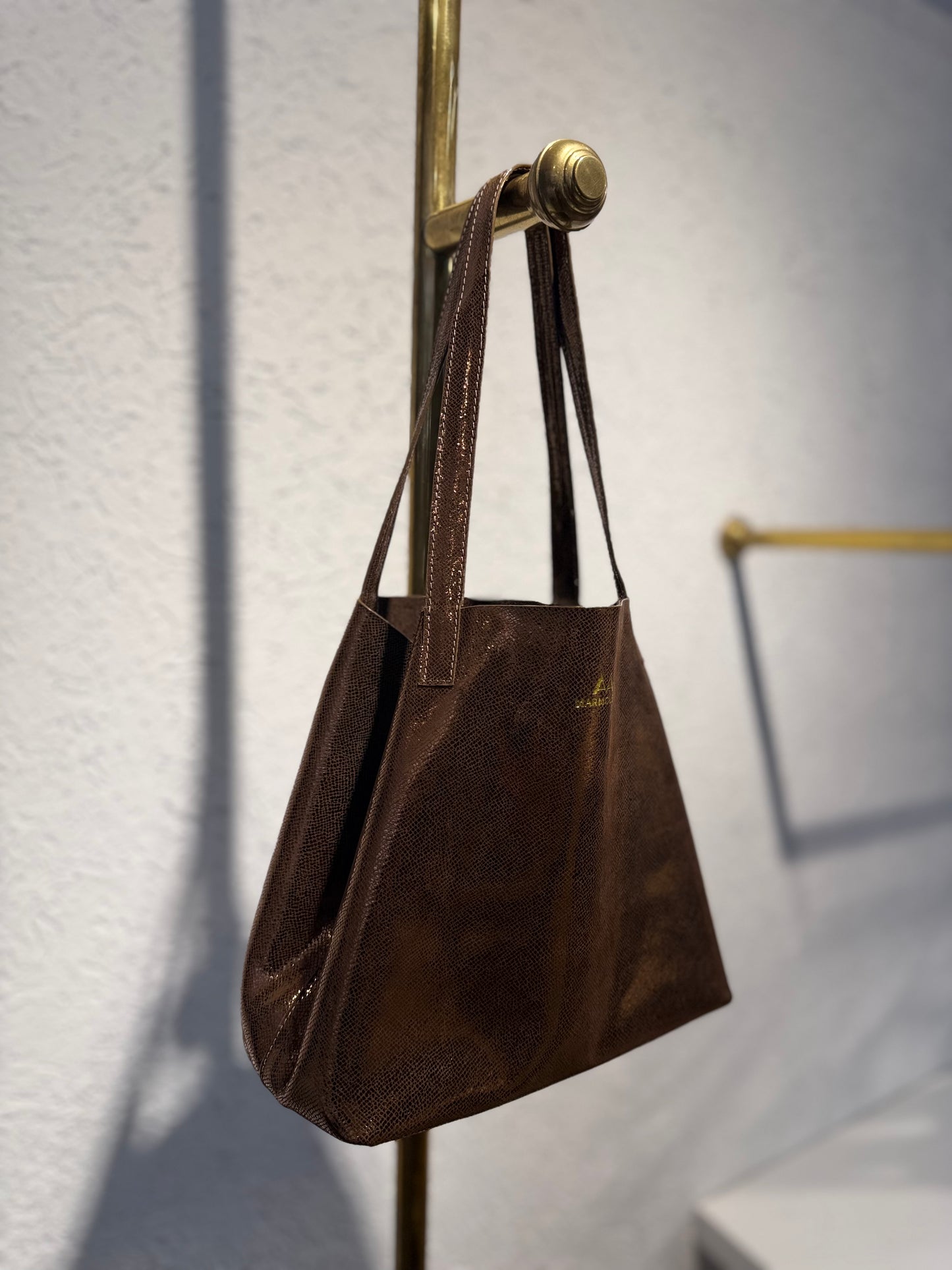 SHOPPING BAG MINI FAUNA COBRE