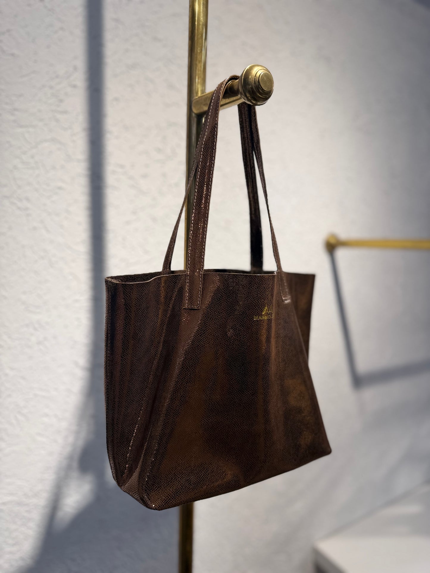 SHOPPING BAG MINI FAUNA COBRE