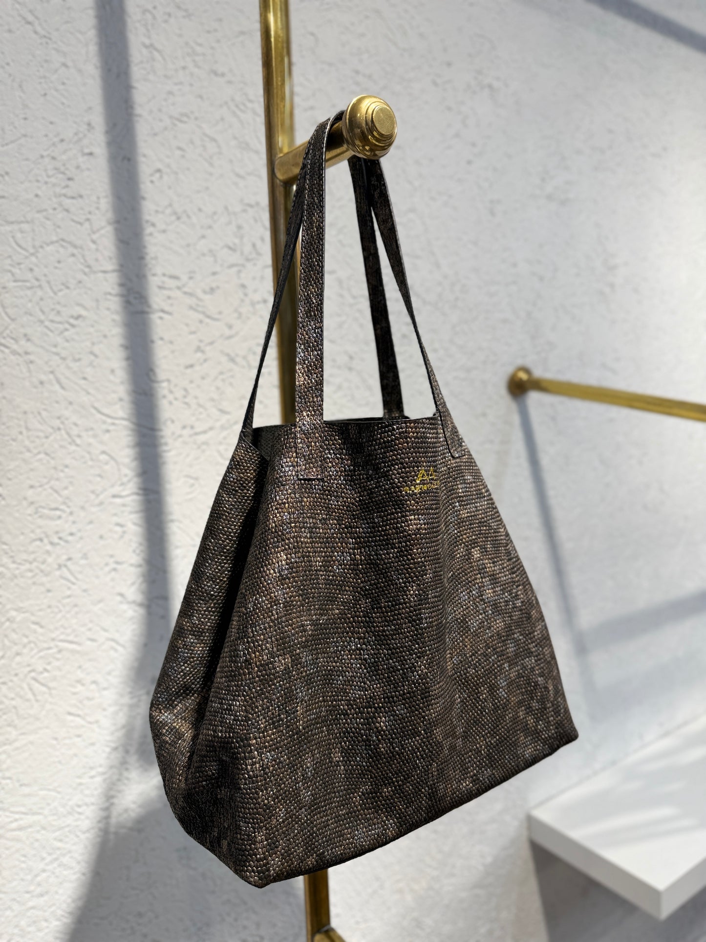 SHOPPING BAG MEDIANO PRAGA NEGRO
