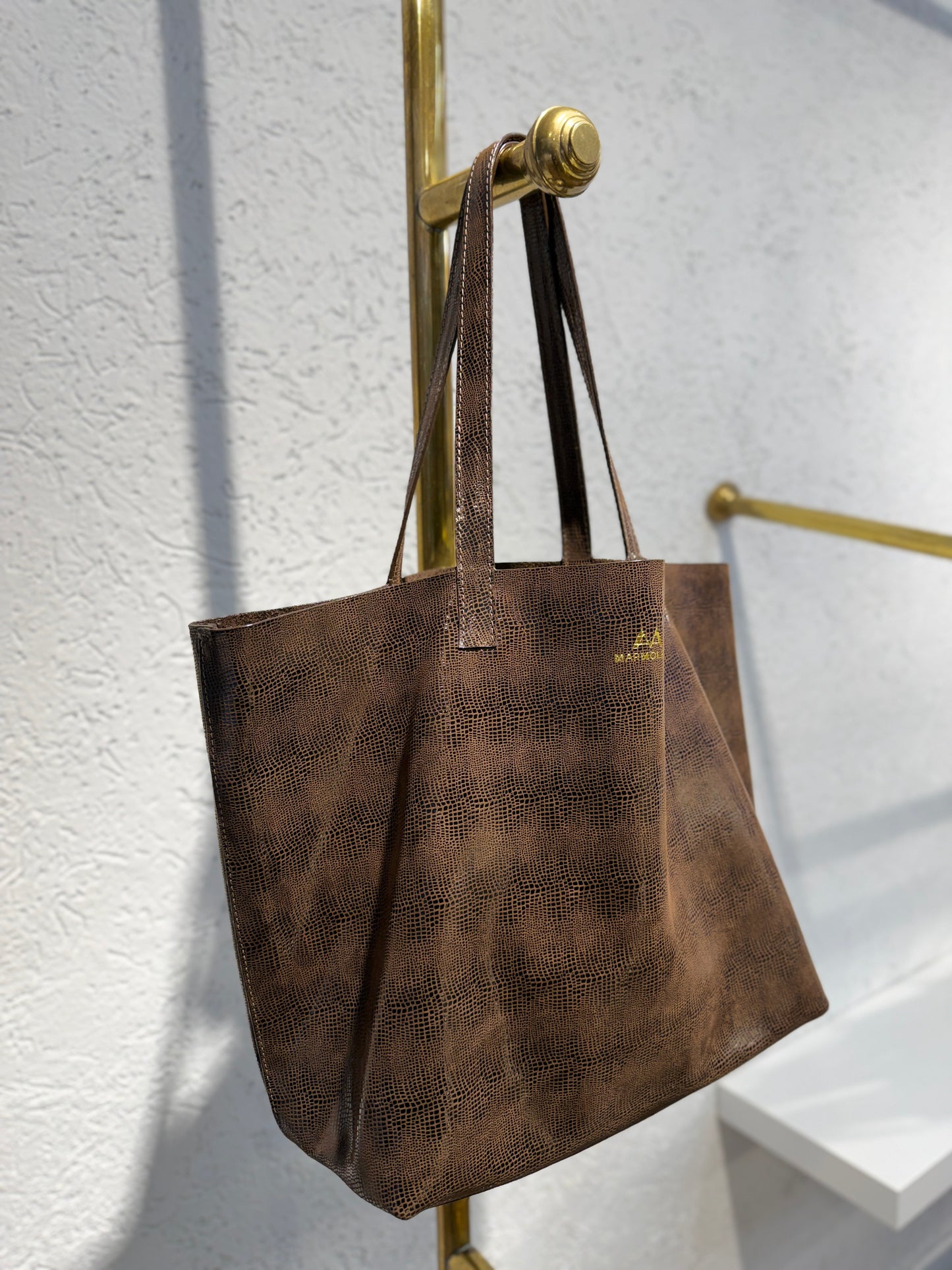 SHOPPING BAG MEDIANO UMA CHOCOLATE