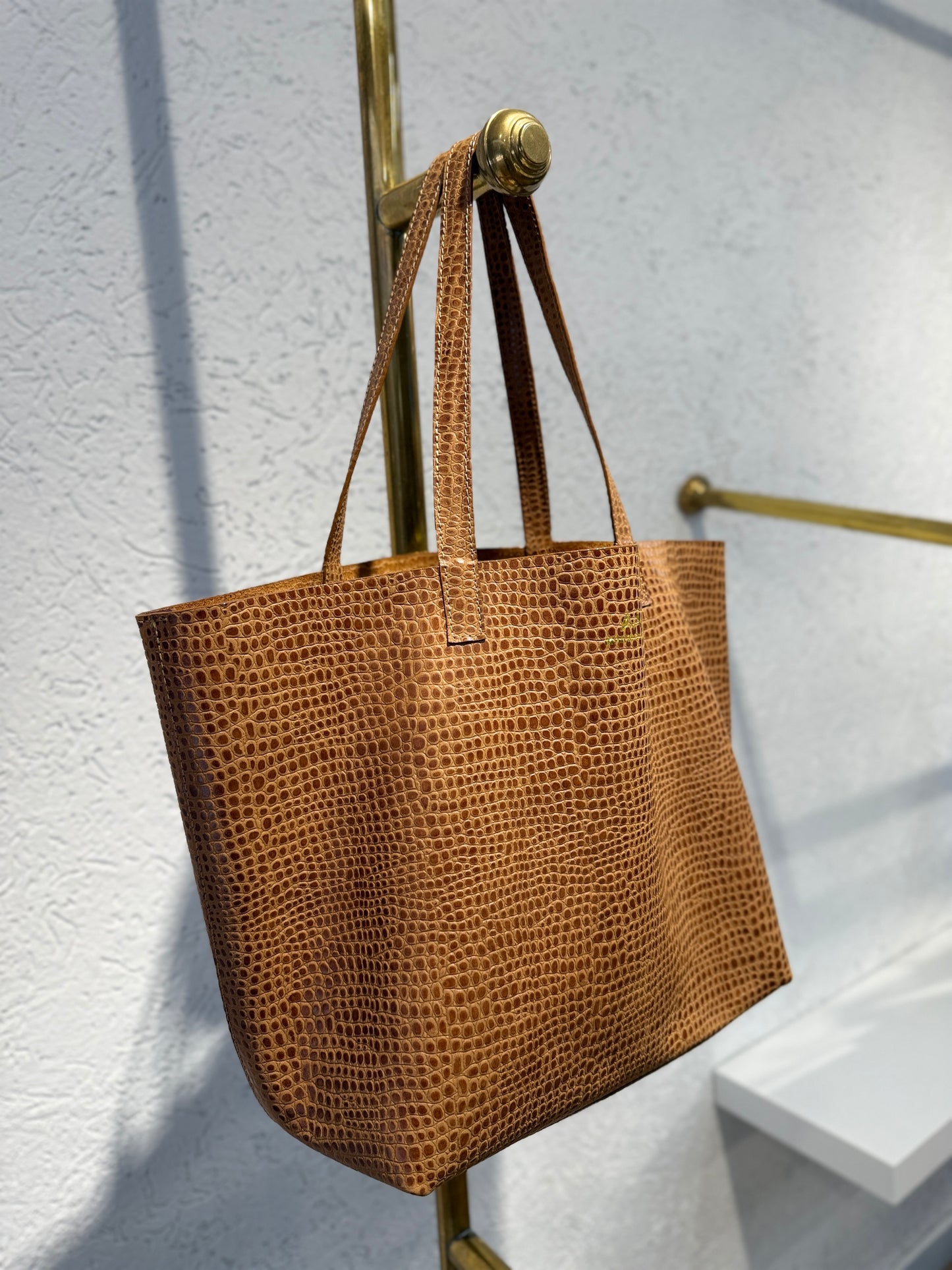 SHOPPING BAG MEDIANO KOMODO MIEL