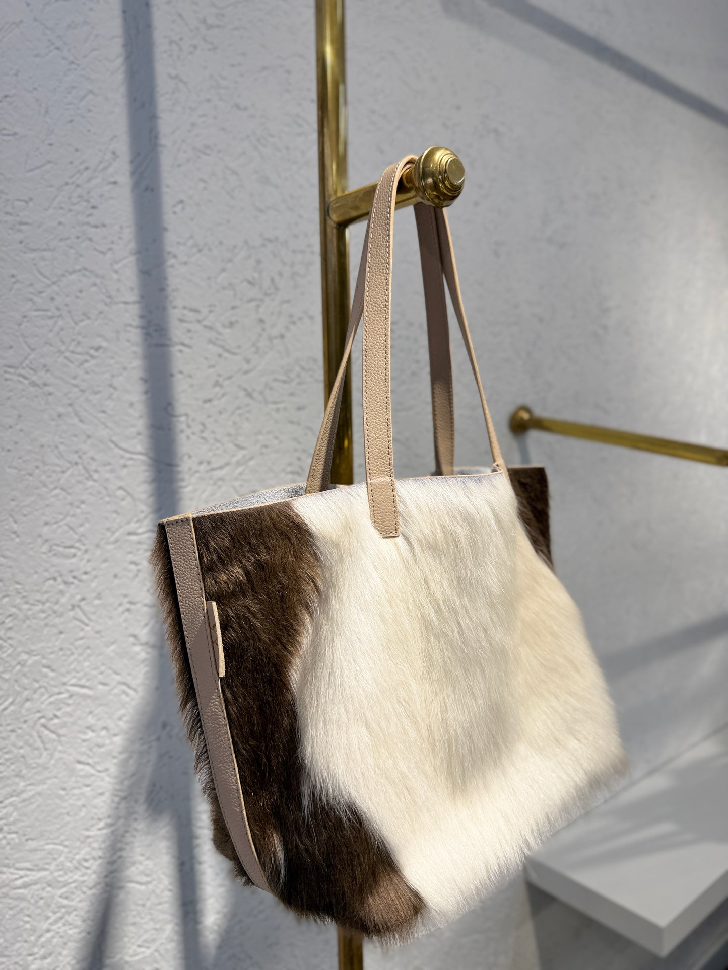 SHOPPING BAG MEDIANO PELO NATURAL