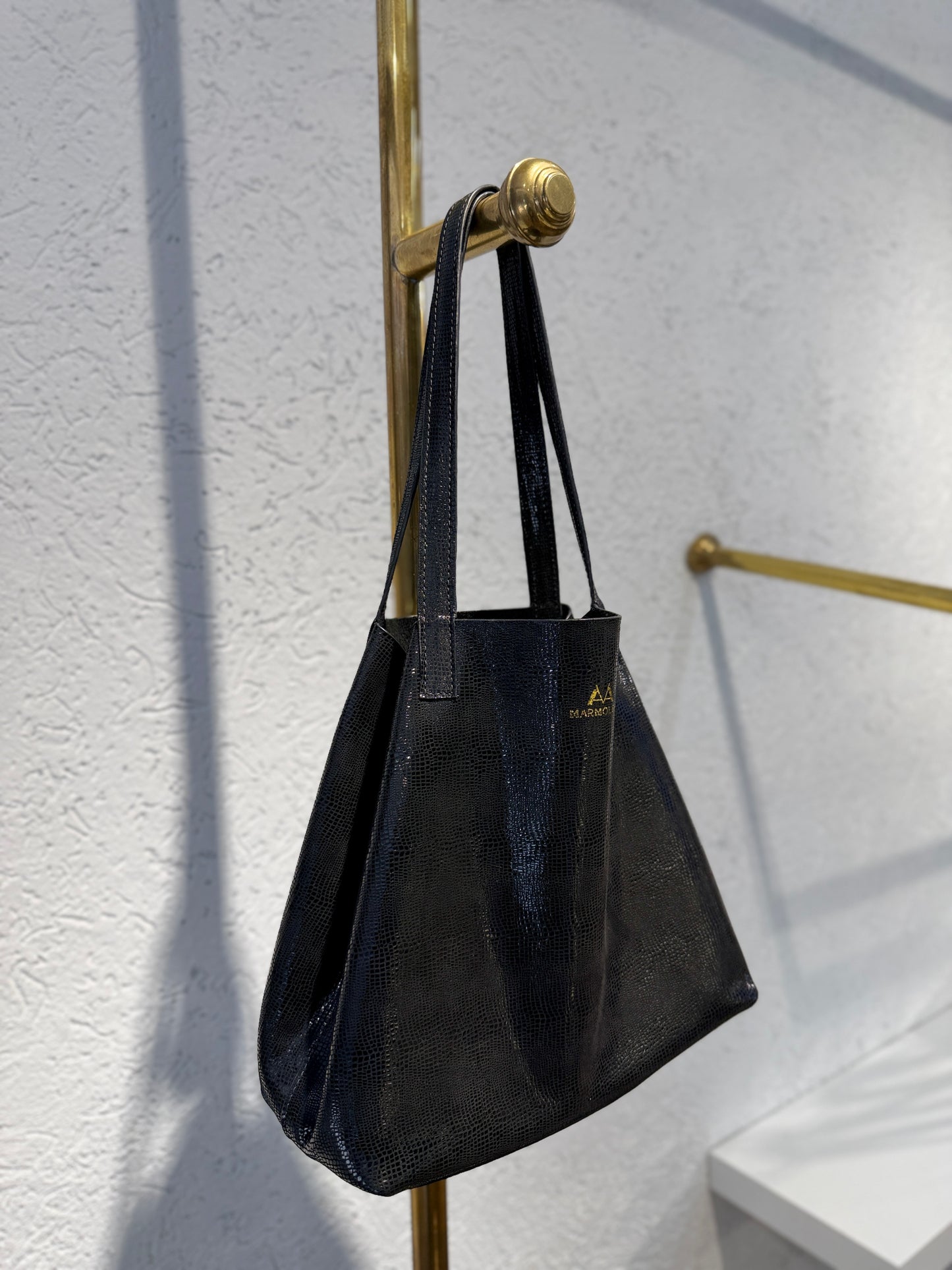 SHOPPING BAG MINI UMA NEGRO