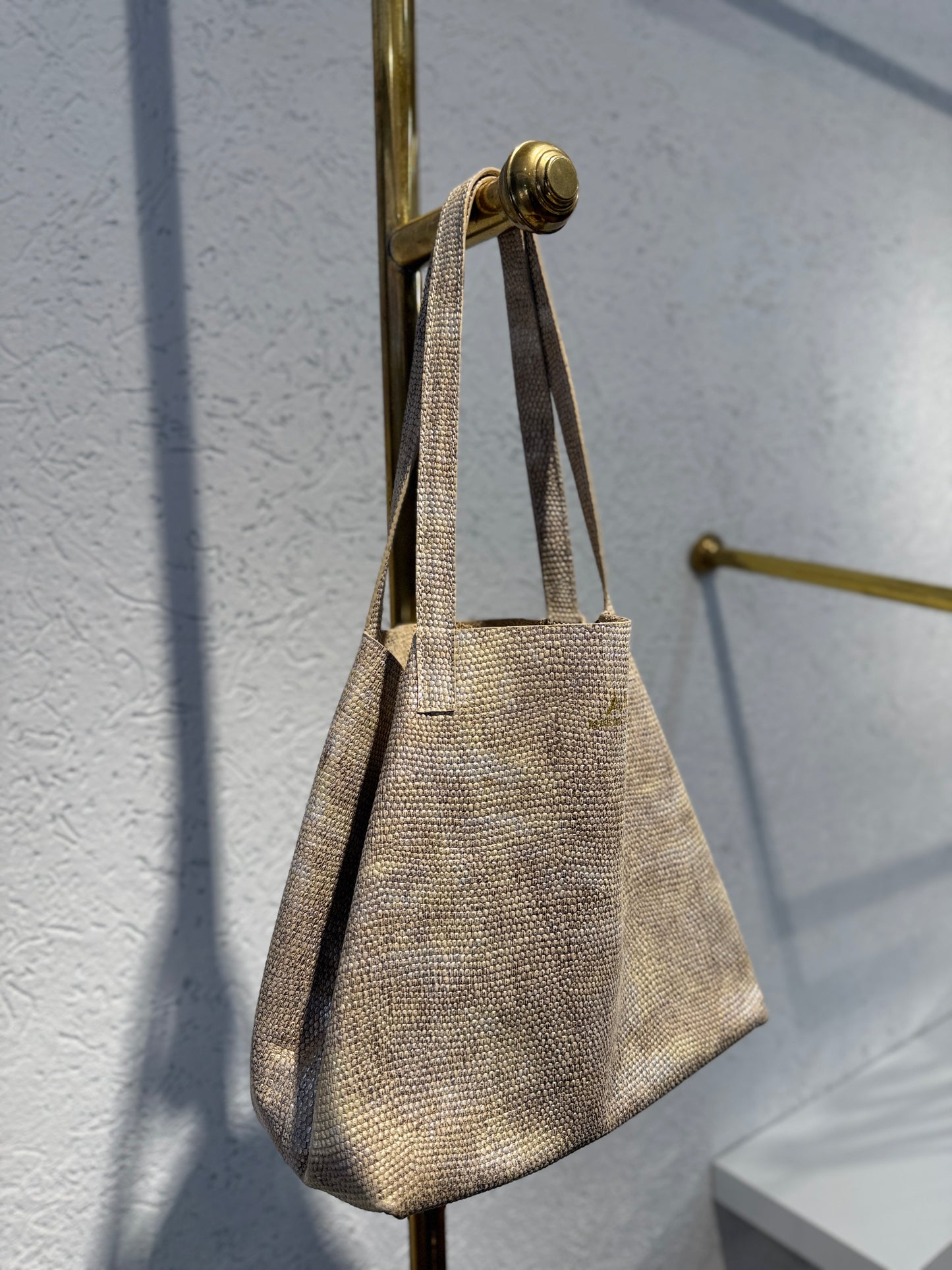 SHOPPING BAG MINI PRAGA ORO