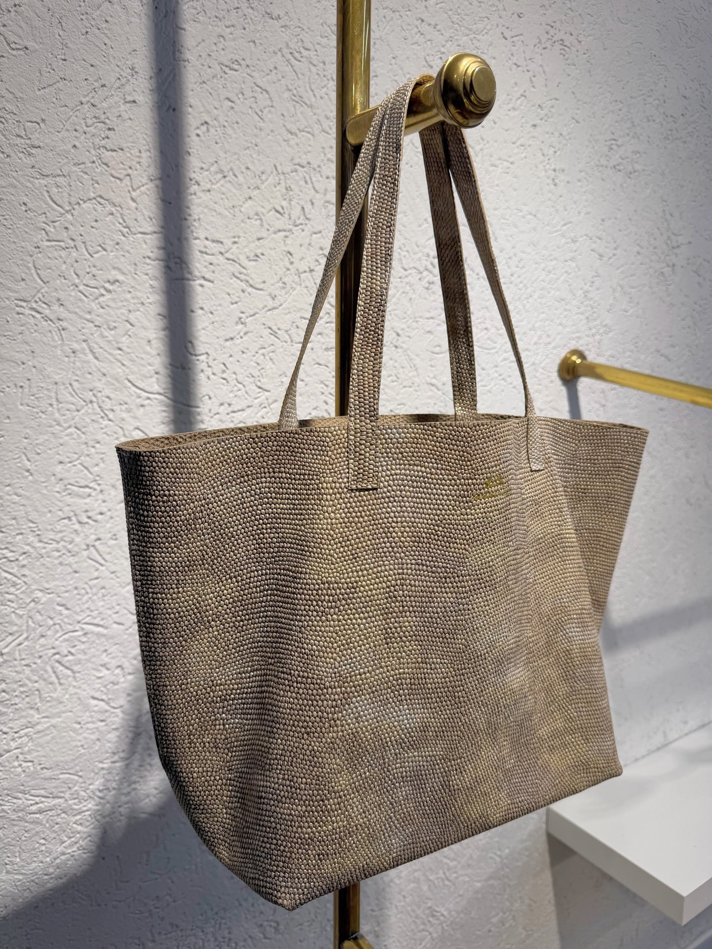 SHOPPING BAG MEDIANO PRAGA ORO