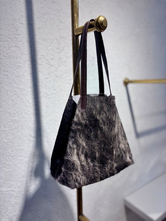 SHOPPING BAG MINI PELO NATURAL