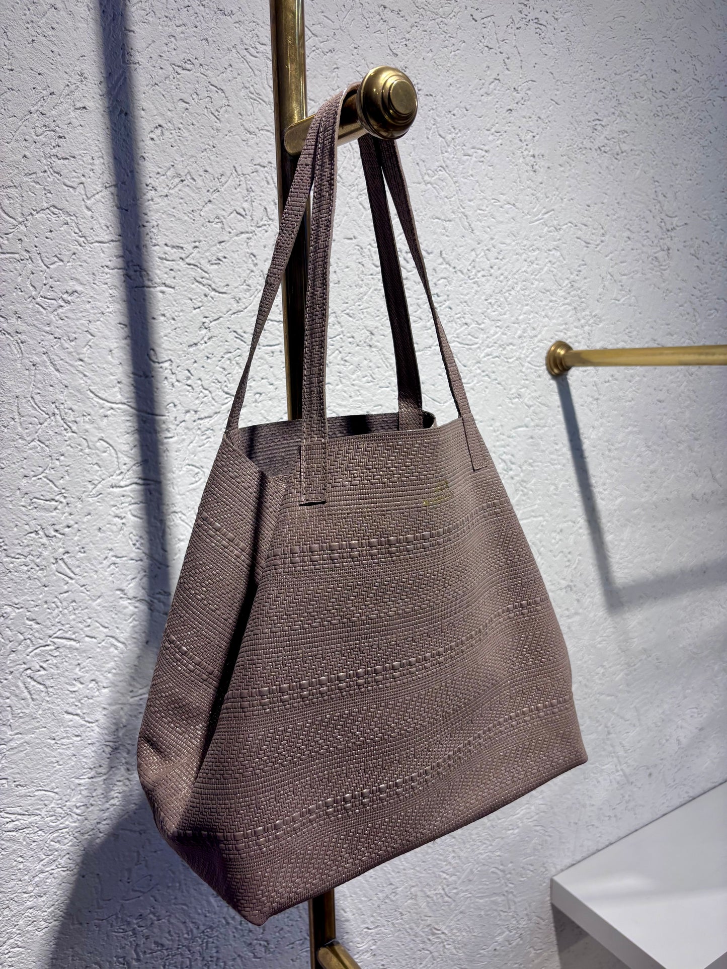 SHOPPING BAG MEDIANO VENER SATIN LUNA