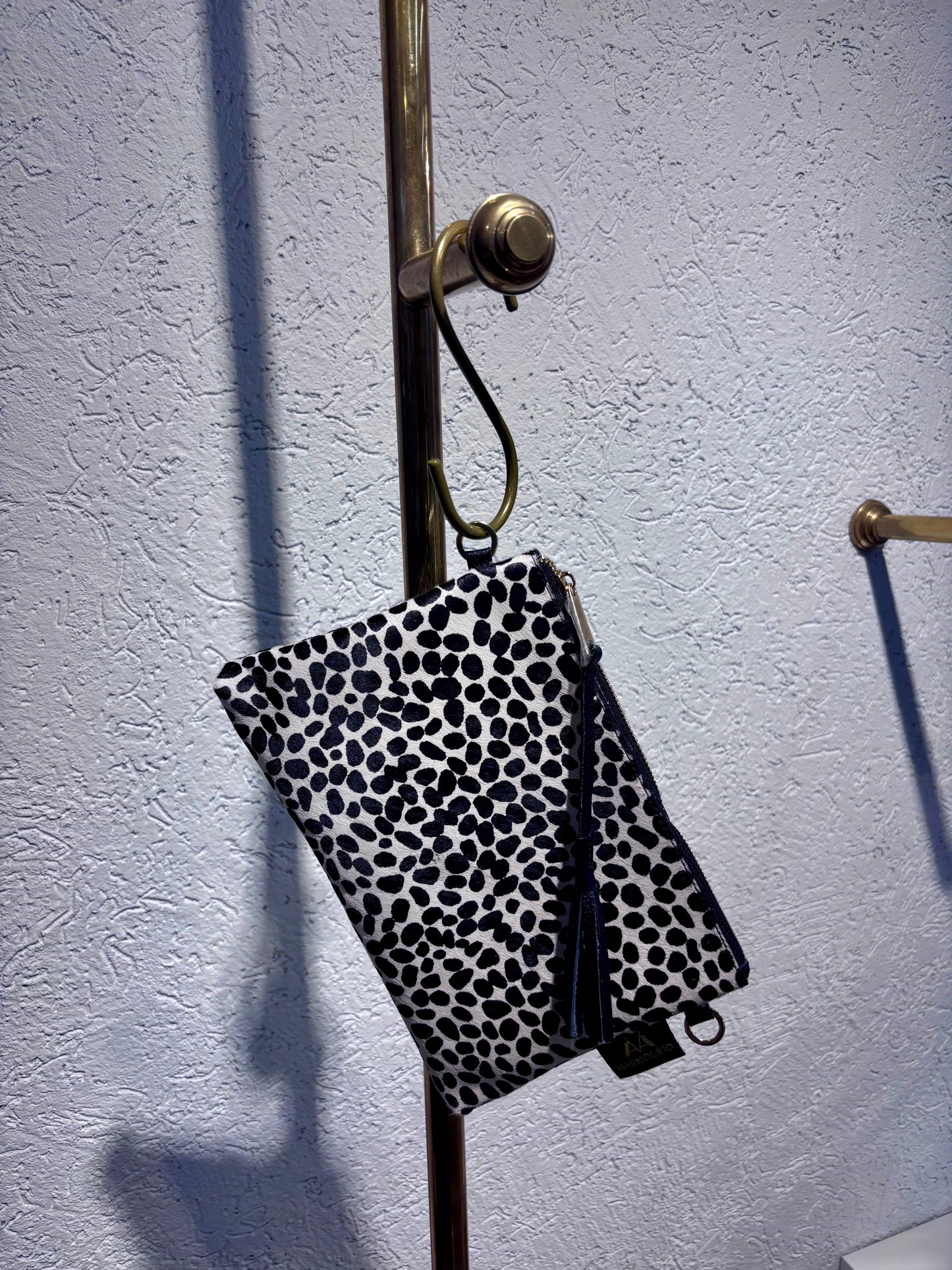 CLUTCH GRANDE PELO PRINT DALMATA
