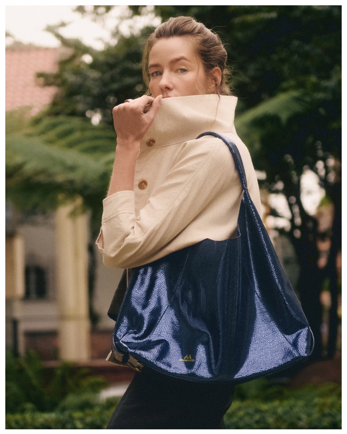 CHAQUETA DE LINO CRUDO