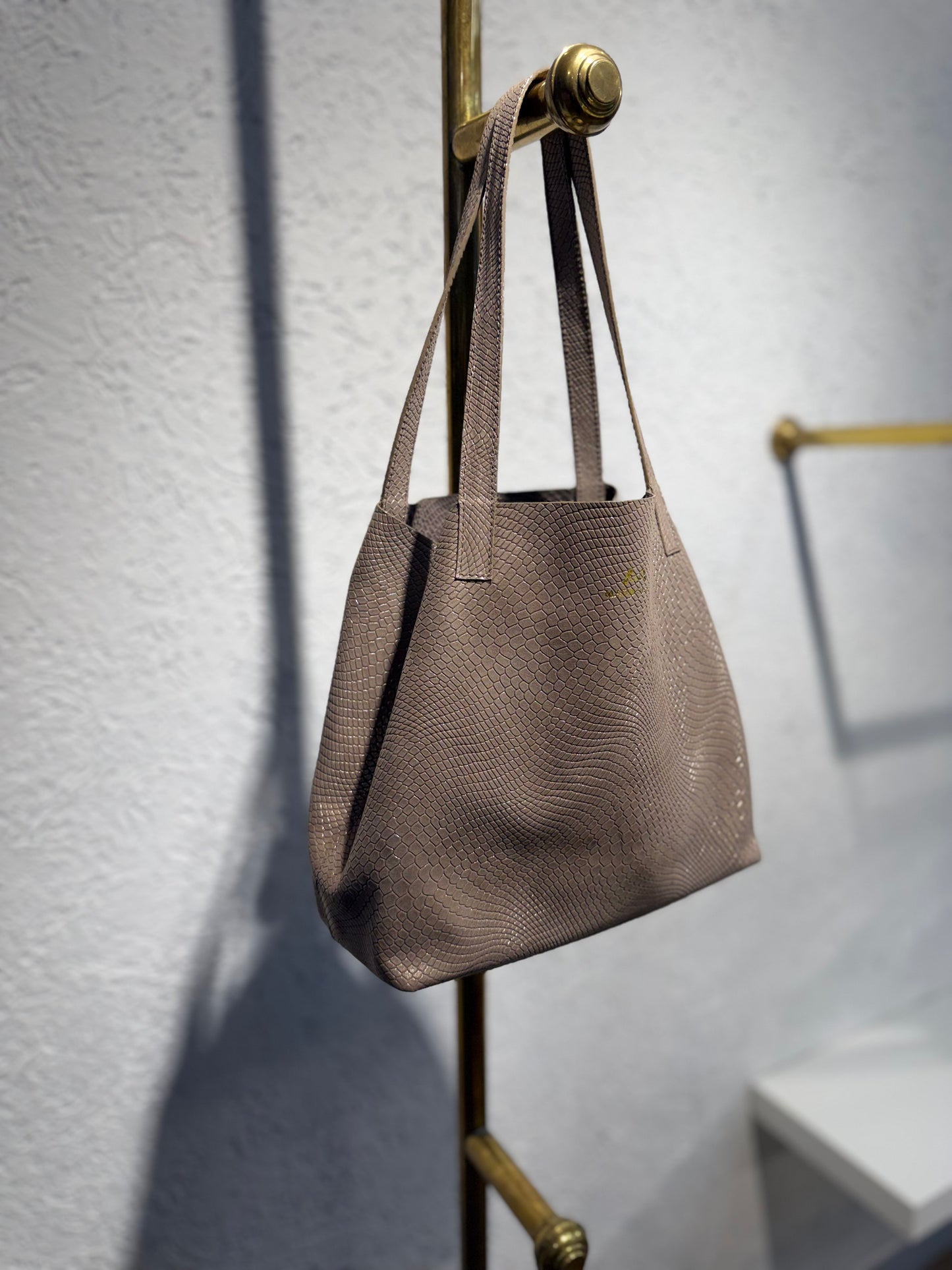 SHOPPING BAG MINI GECO SATIN LUNA